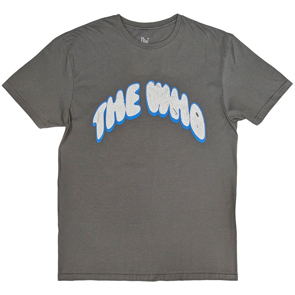 The Who - Flag Cartoon Heren Tshirt - Grijs